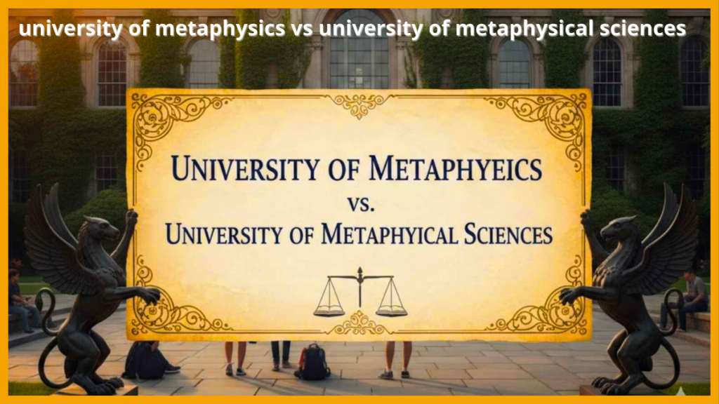 university of metaphysics vs university of metaphysical sciences